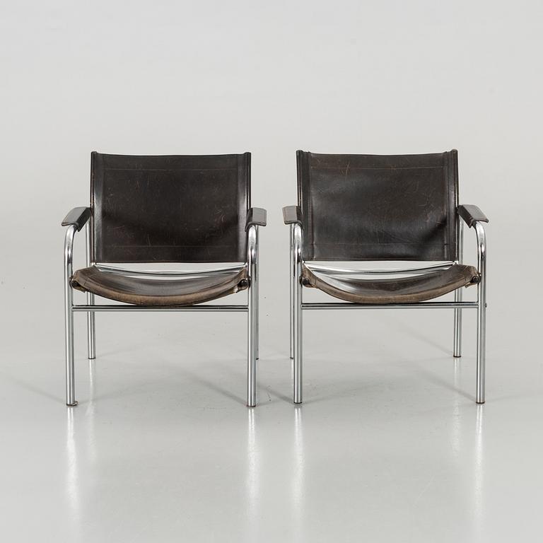 A pair of 'Kinte' armchairs by Tord Björklund for IKEA.