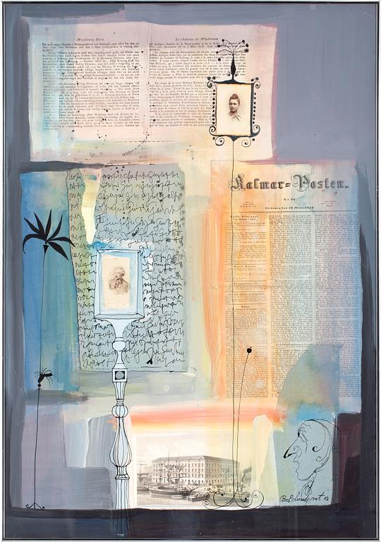 BO LUNDQVIST, blandteknik, sign.