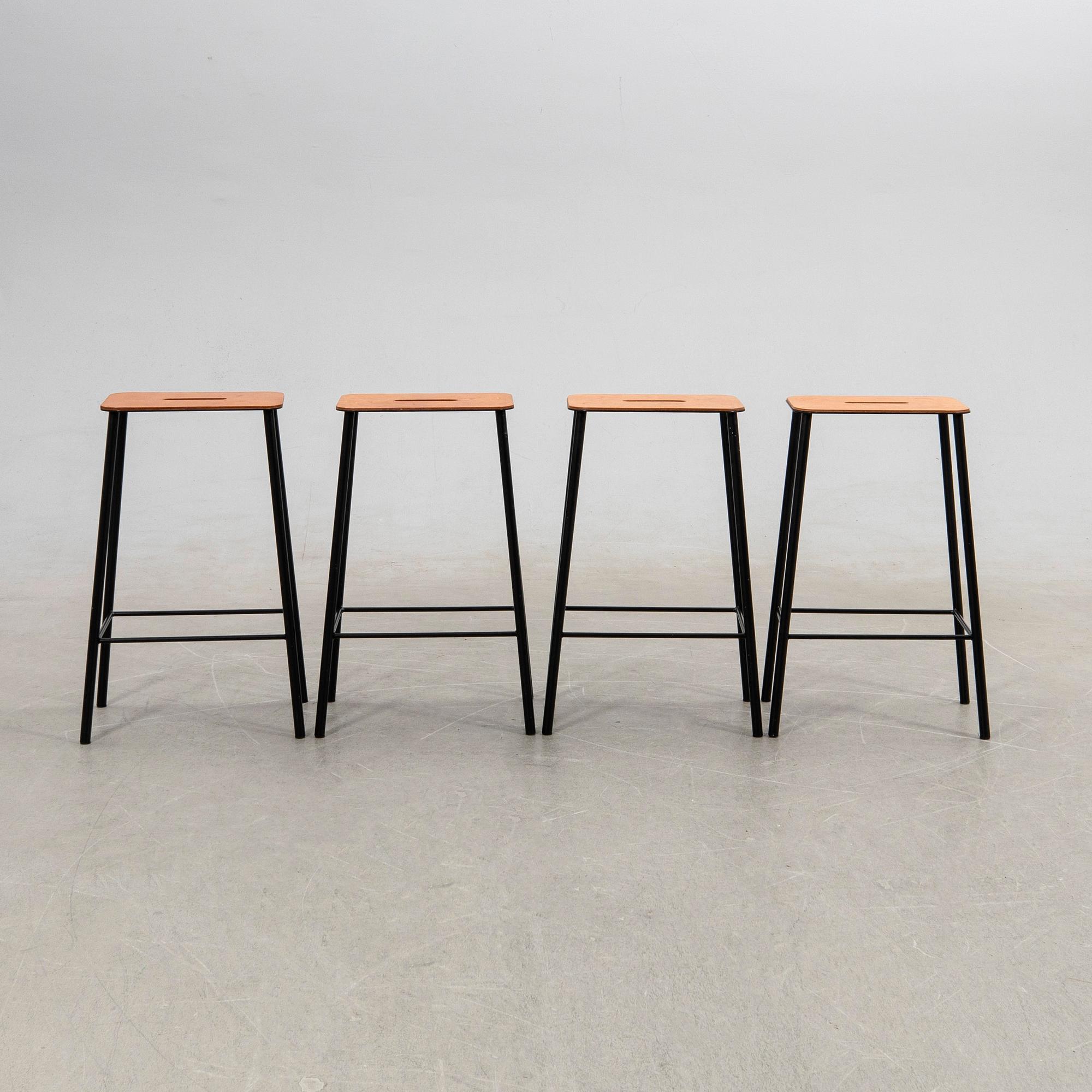 Toke Lauridsen, chairs/stools, 4 pcs, "Adam Stool", Frama, Denmark.