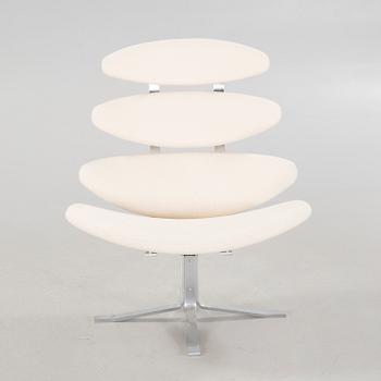 A lounge chair by Poul Volther for Erik Jørgensen in Denmark, model "Corona", around the year 2000.