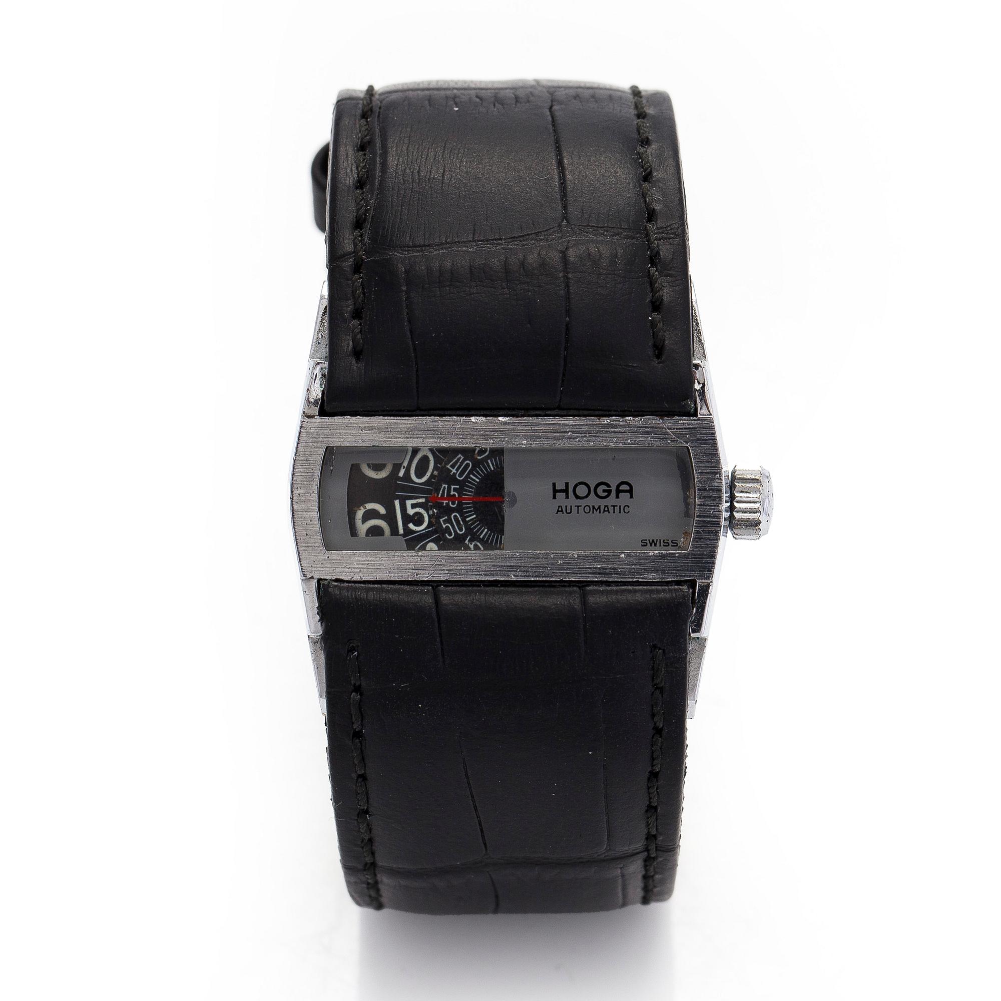Hoga, Directime, "Jump Hour", wristwatch, 33.5 mm.