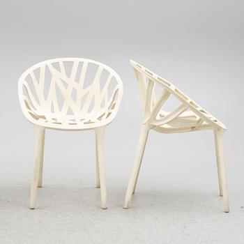 Ronan & Erwan Bouroullec, karmstolar, 4 st, "Vegetale Chair", Vitra.