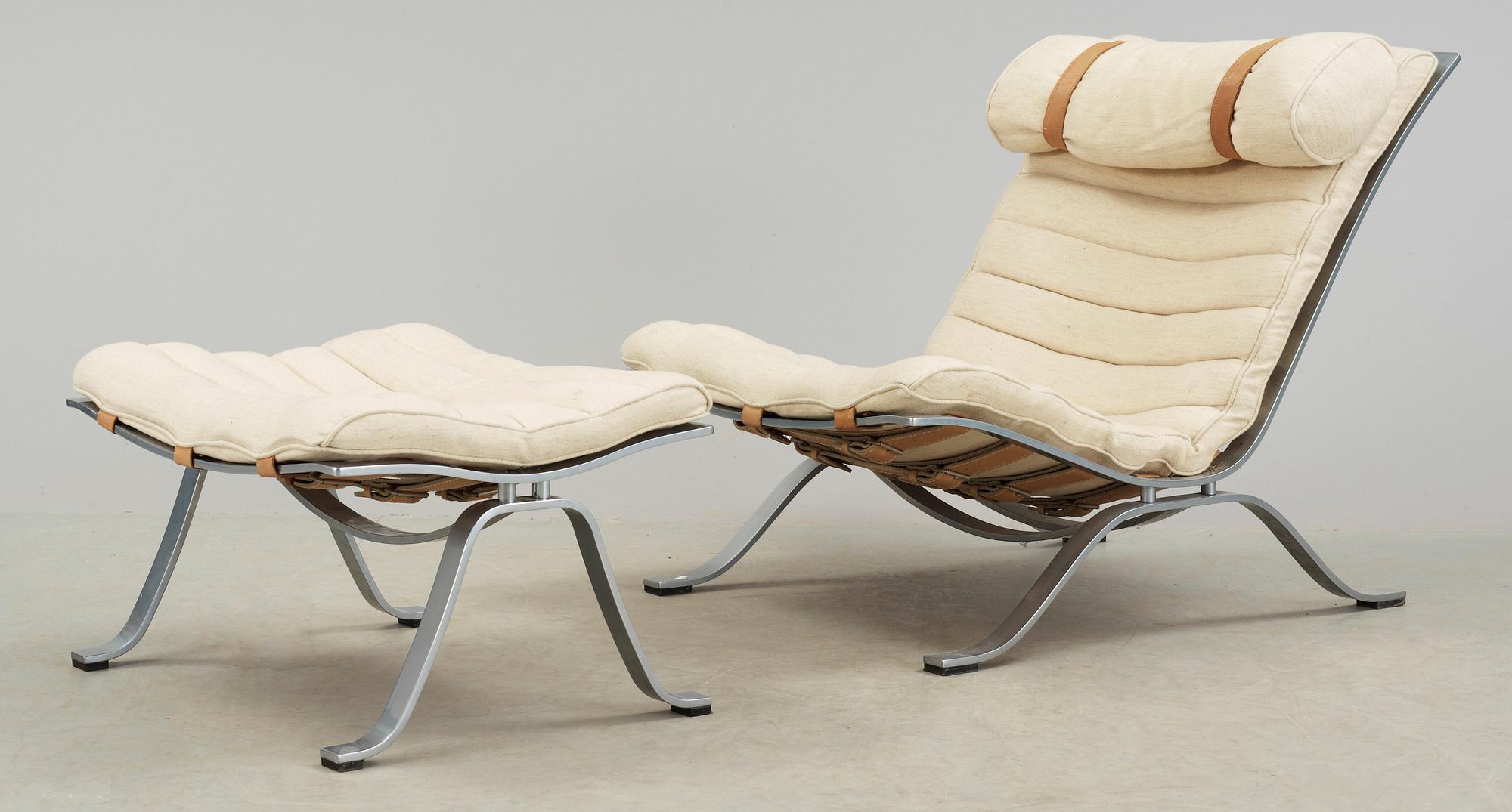 STOL samt PALL, 1+1, "ari", Arne Norell, modellen formgiven 1966.