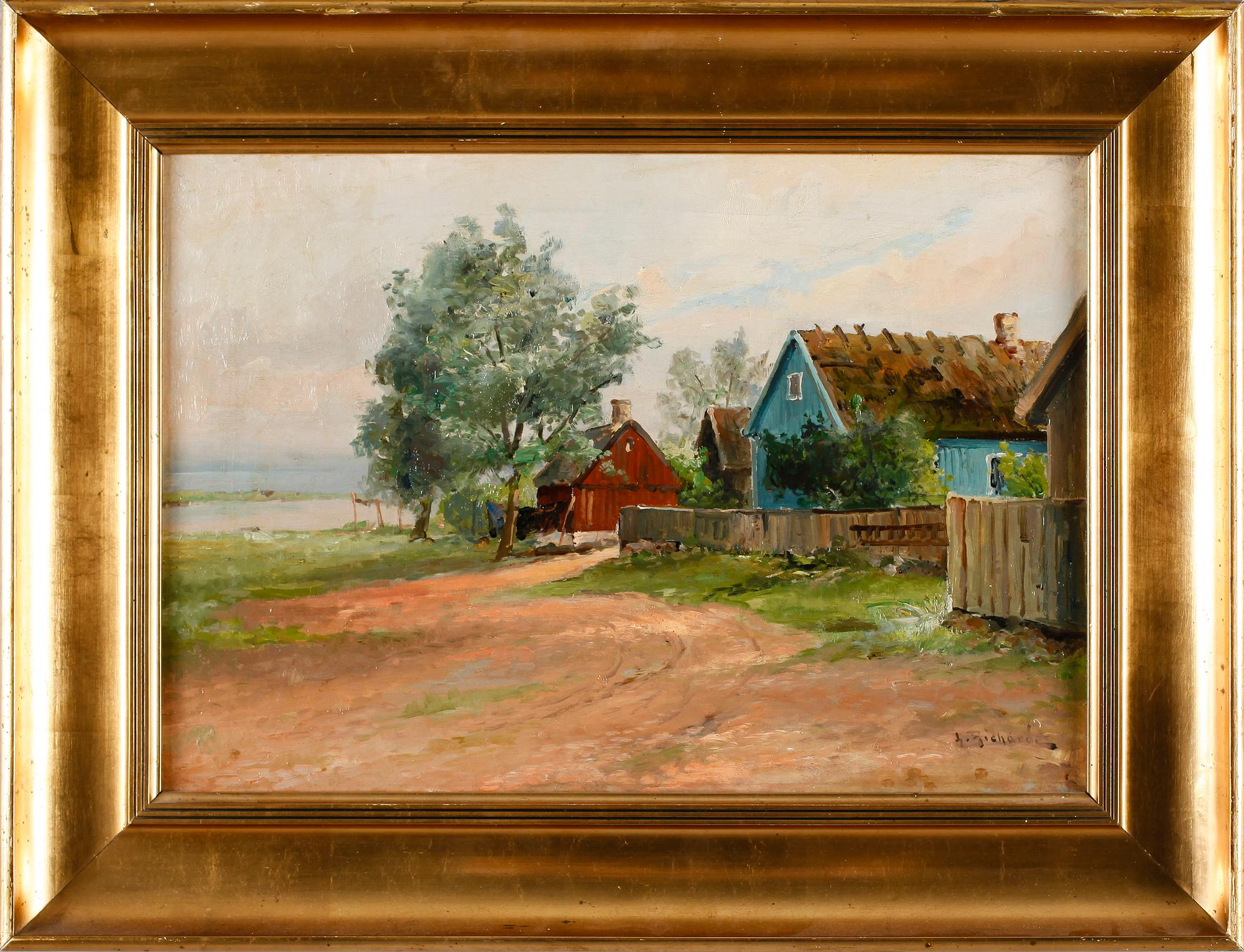 LUDVIG RICHARDE, olja på duk, signerad.