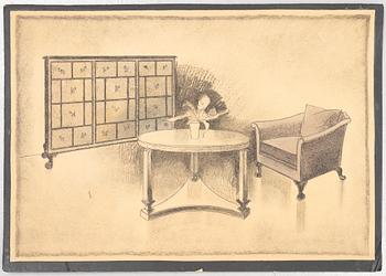 Bookcase, Swedish Grace, 1920s.