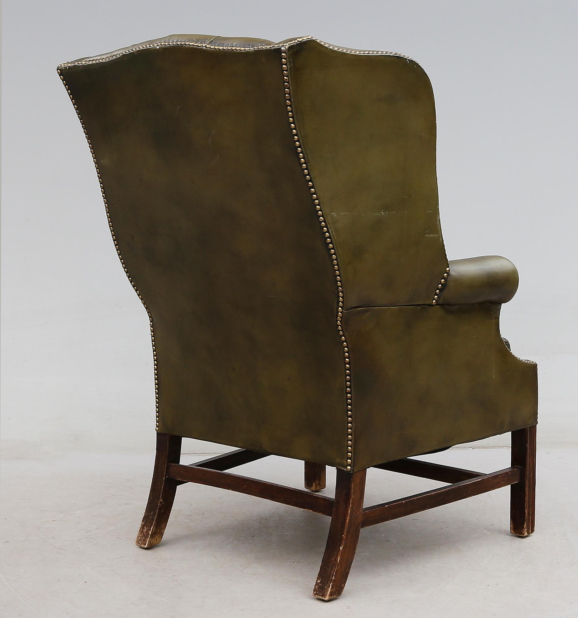 FÅTÖLJ, Chesterfield, England, 1900-talets andra hälft.