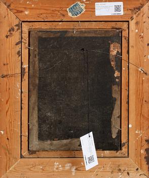 OKÄND KONSTNÄR, olja på duk, sent 1700/tidigt 1800-tal.