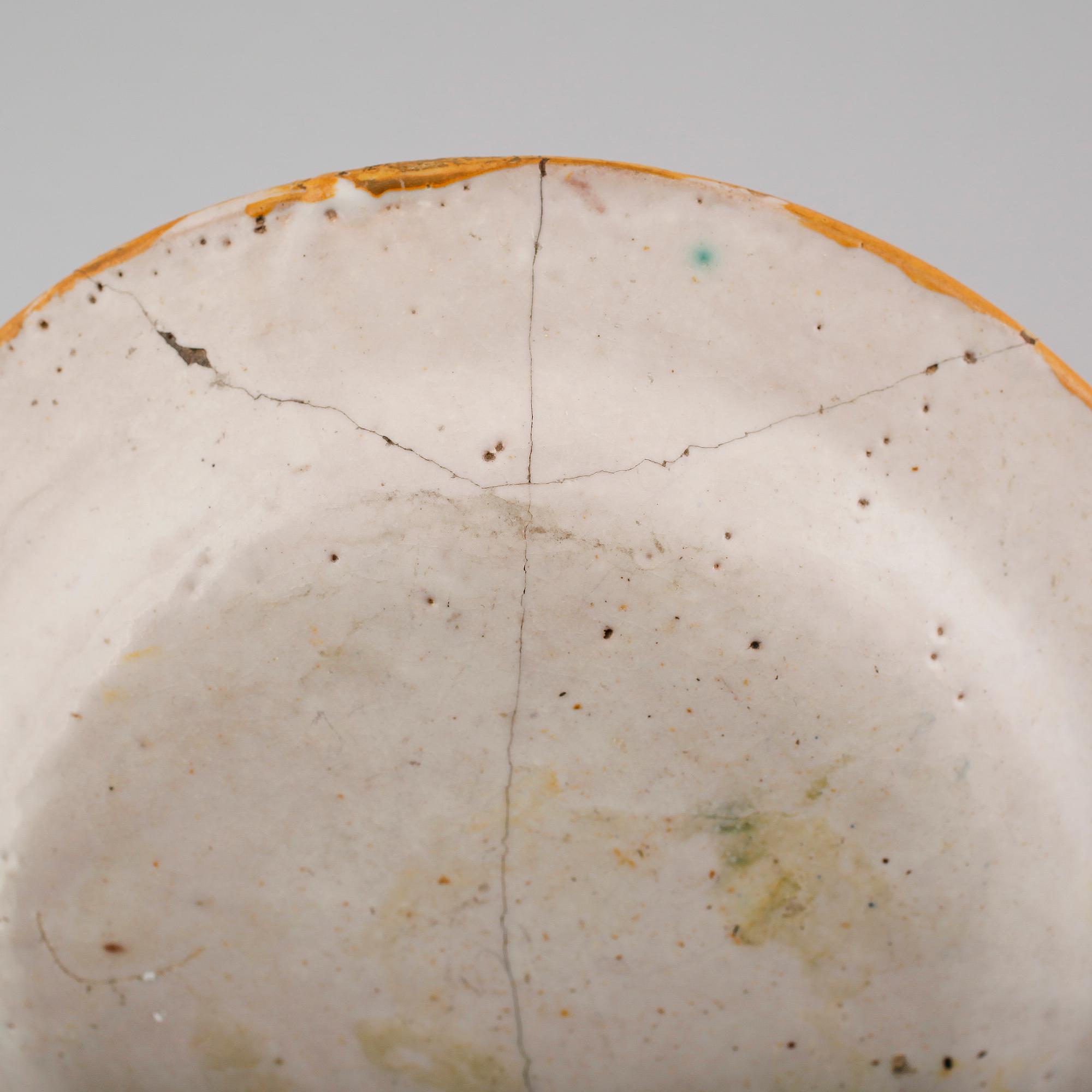 FAT, fajans, möjligen Delft, 1800-tal.