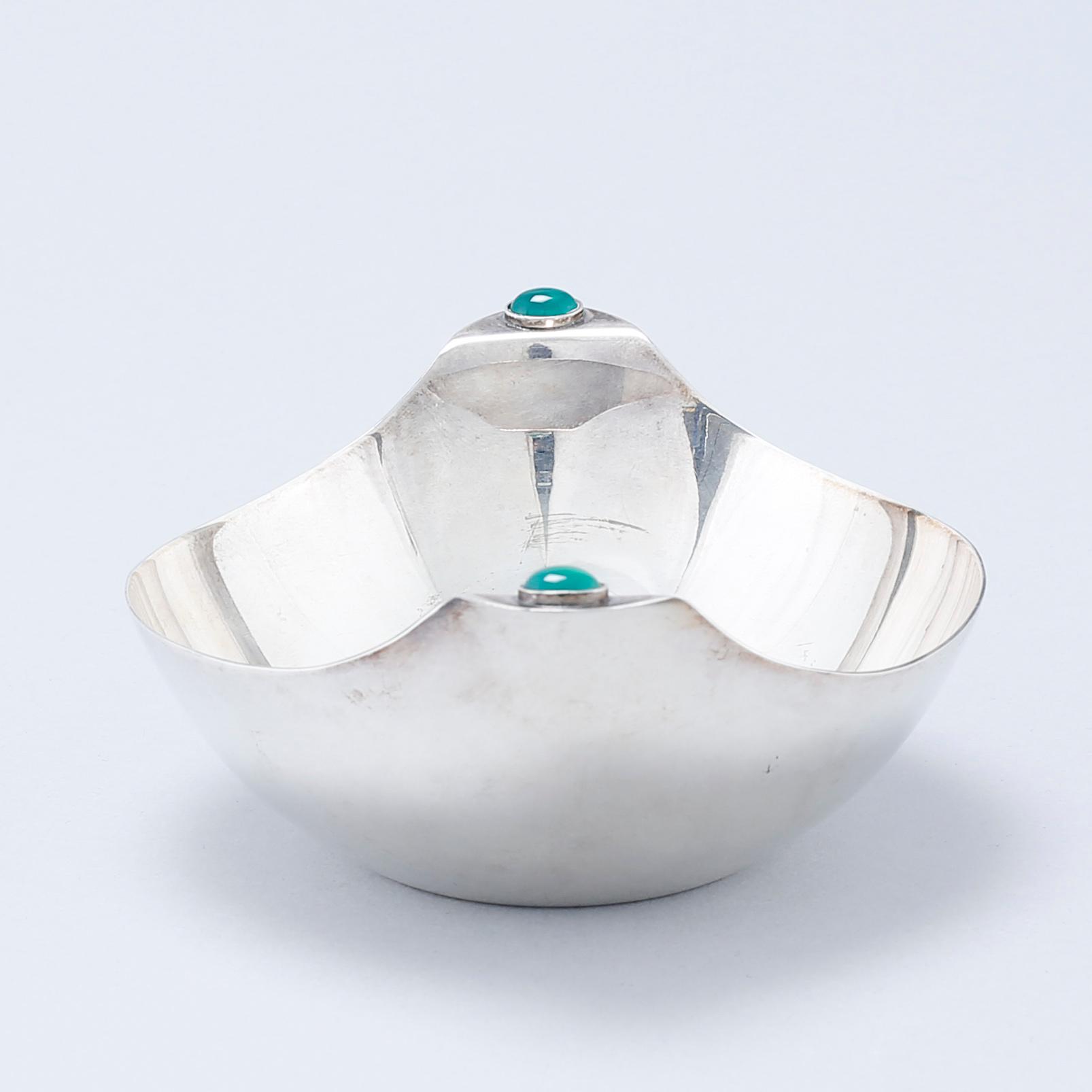 A silver bowl for C.G Hallberg, Stockholm, 1961.