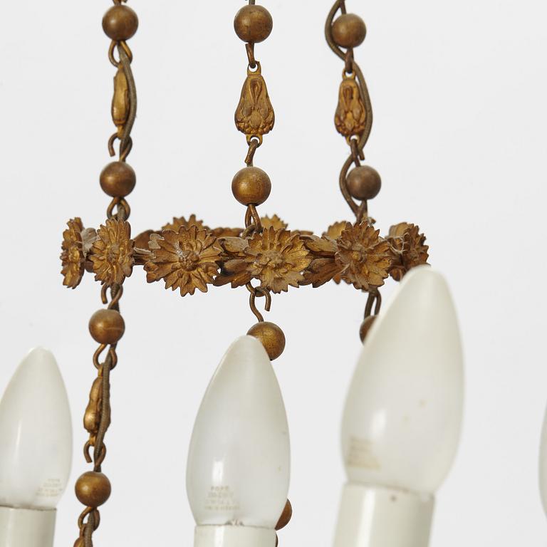 A chandelier, mid/second half of the 20th century.