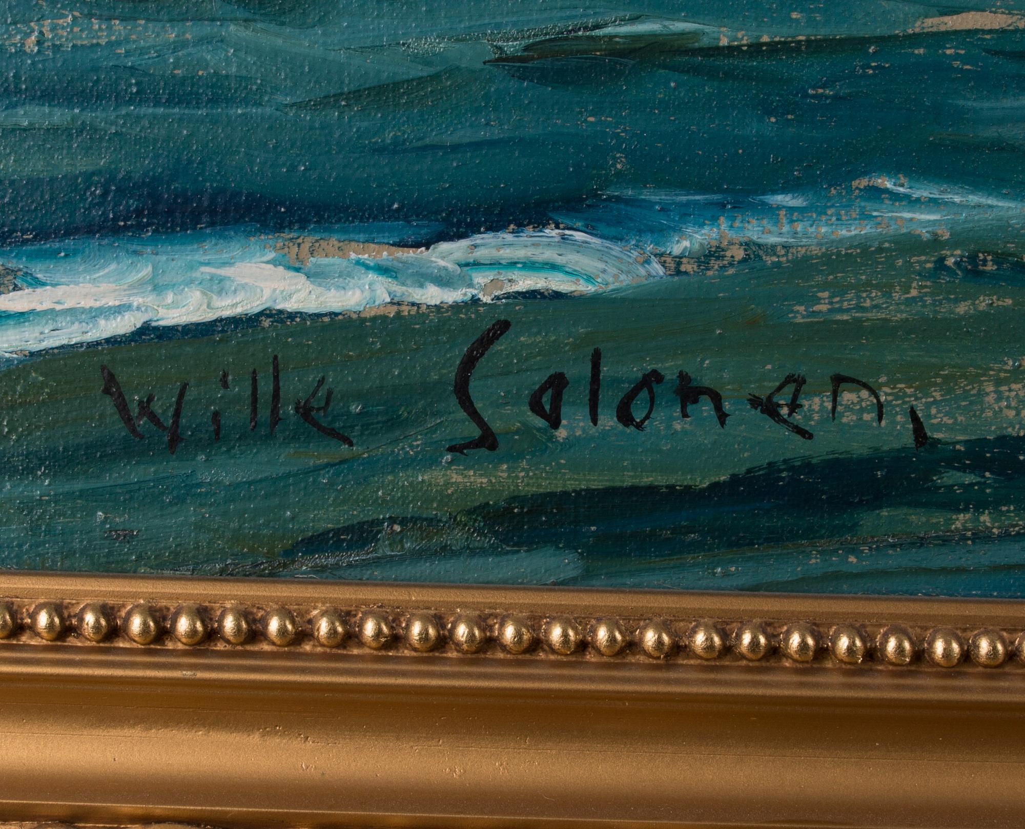 WILLE SALONEN, olja på duk, signerad.