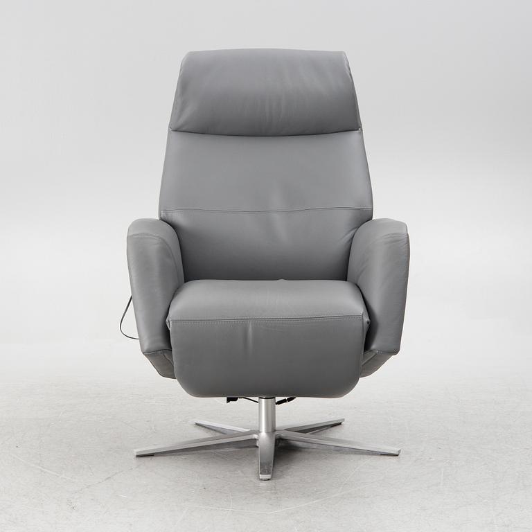 A "Scott Power", recliner chair, Stressless, 21st century.