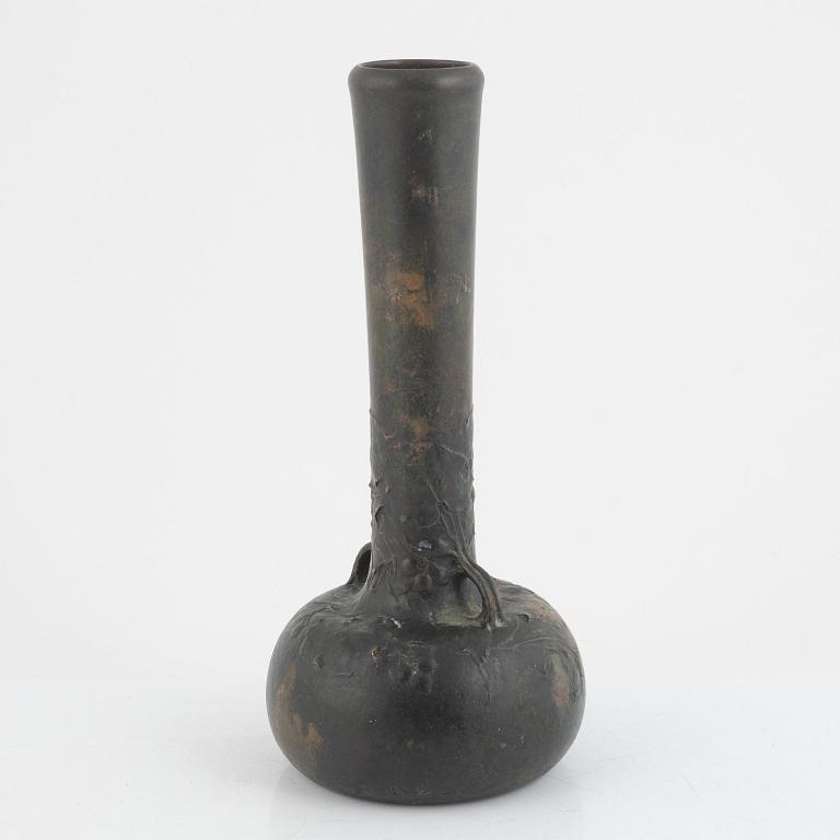 Hugo Elmqvist, patinated bronze, Stockholm, Art Nouveau, early 20th century.