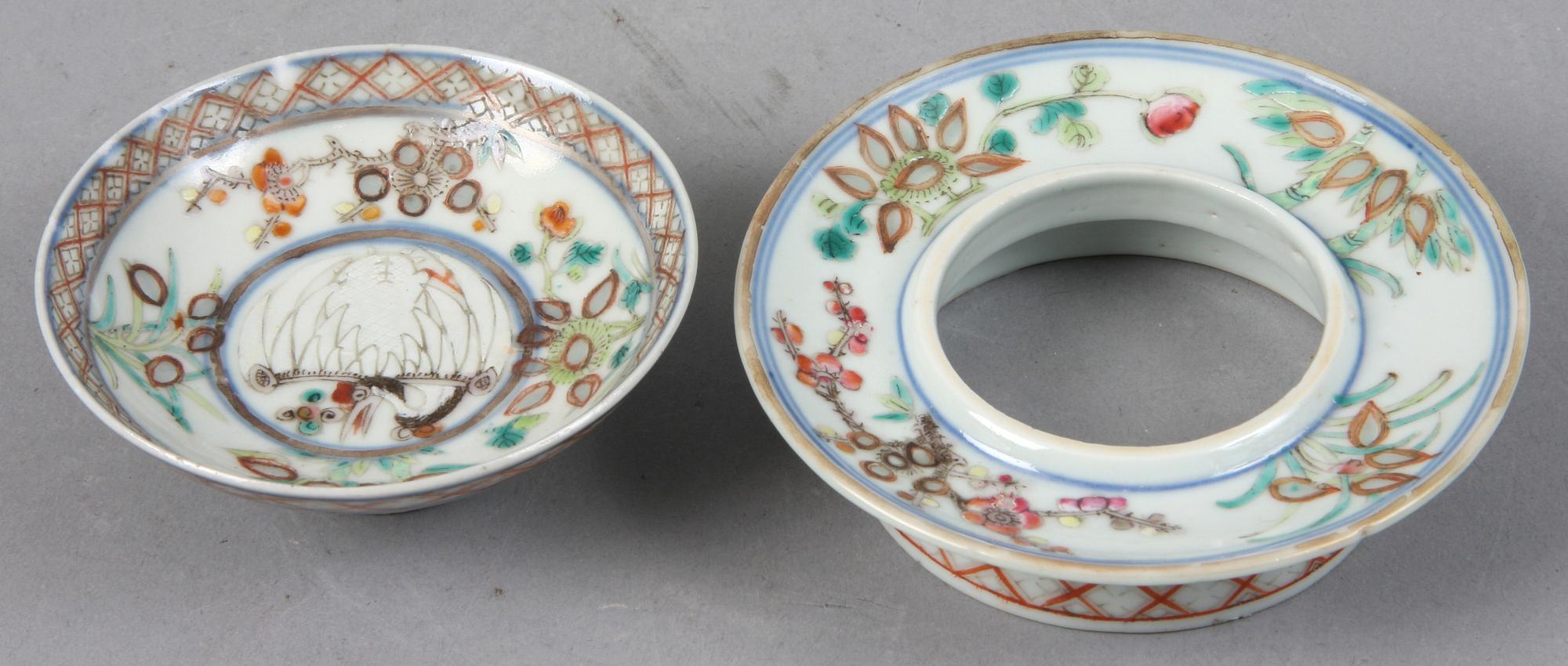 PARTI PORSLIN, 8 delar, porslin, Kina samt Japan, 1700/1800-tal.