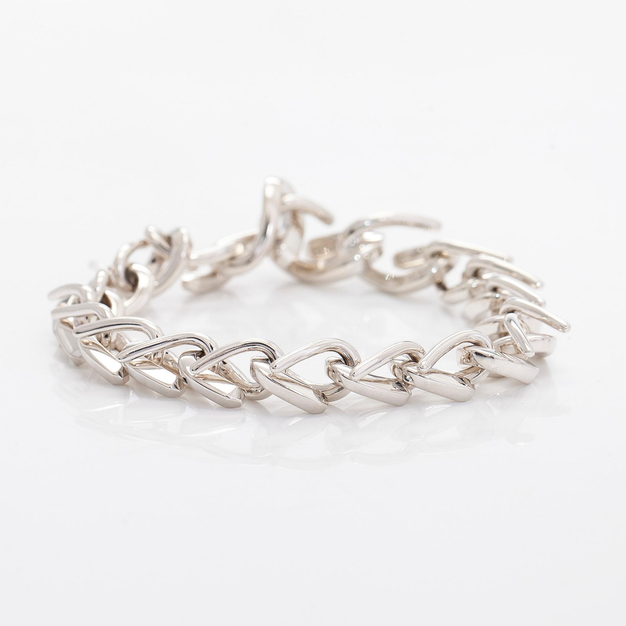 Tiffany & Co, a sterling silver "Forge" bracelet.