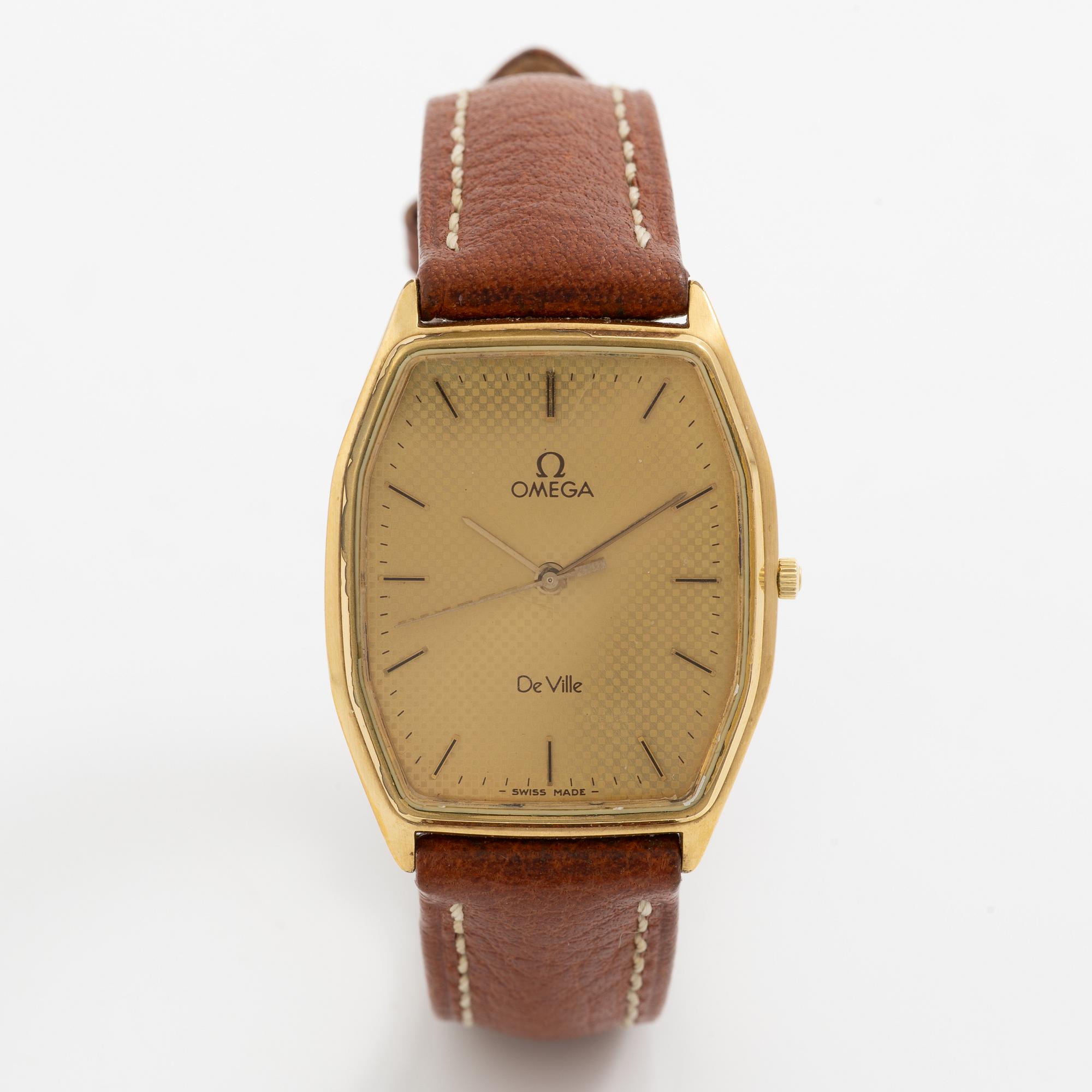 Omega, De Ville, wristwatch, 27.5 mm.