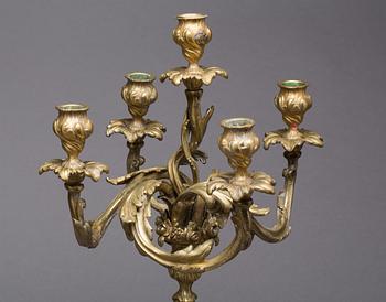 KANDELABER, Louis XV-stil.