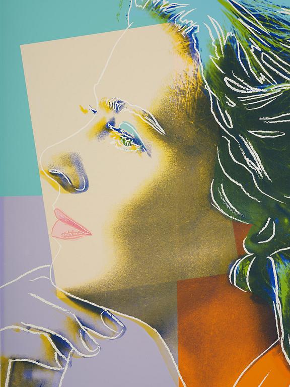 Andy Warhol, "Herself", from: "Three portraits of Ingrid Bergman".