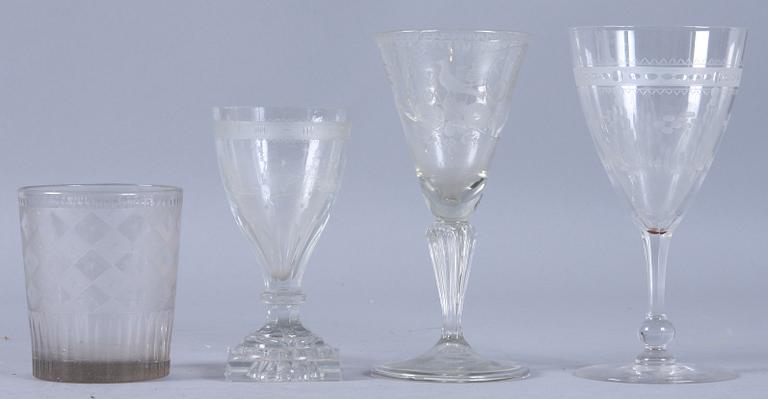 GLAS, 4 st, 1800/1900-tal.