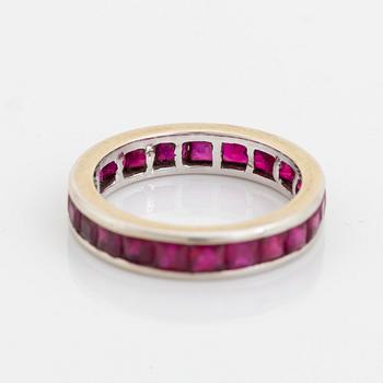 Ruby eternity ring.