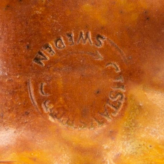 LISA LARSON, figuriner, stengods, 2 st Bulldog, Gustavsberg.