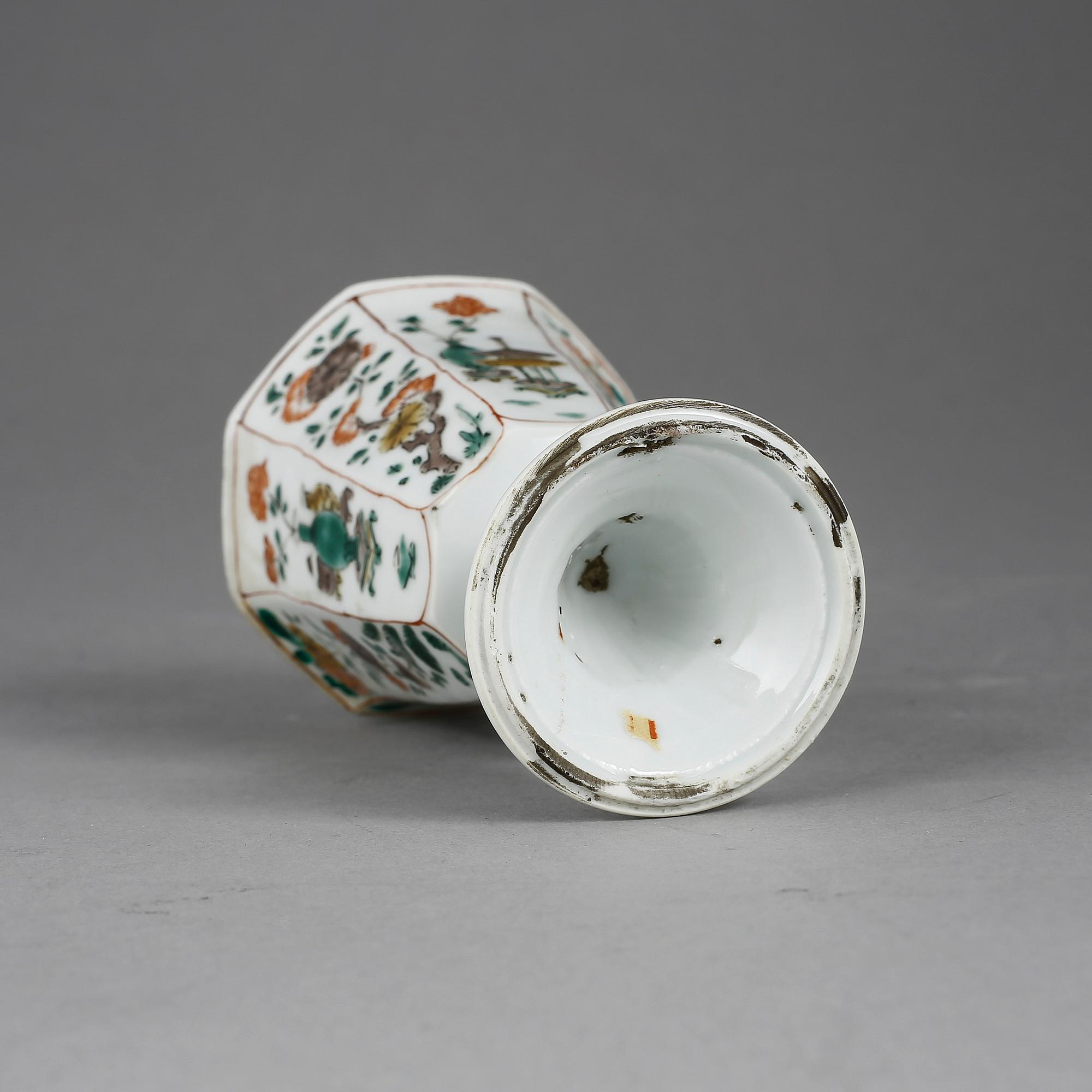 KALK, porslin, Kina, Kangxi (1662-1722).