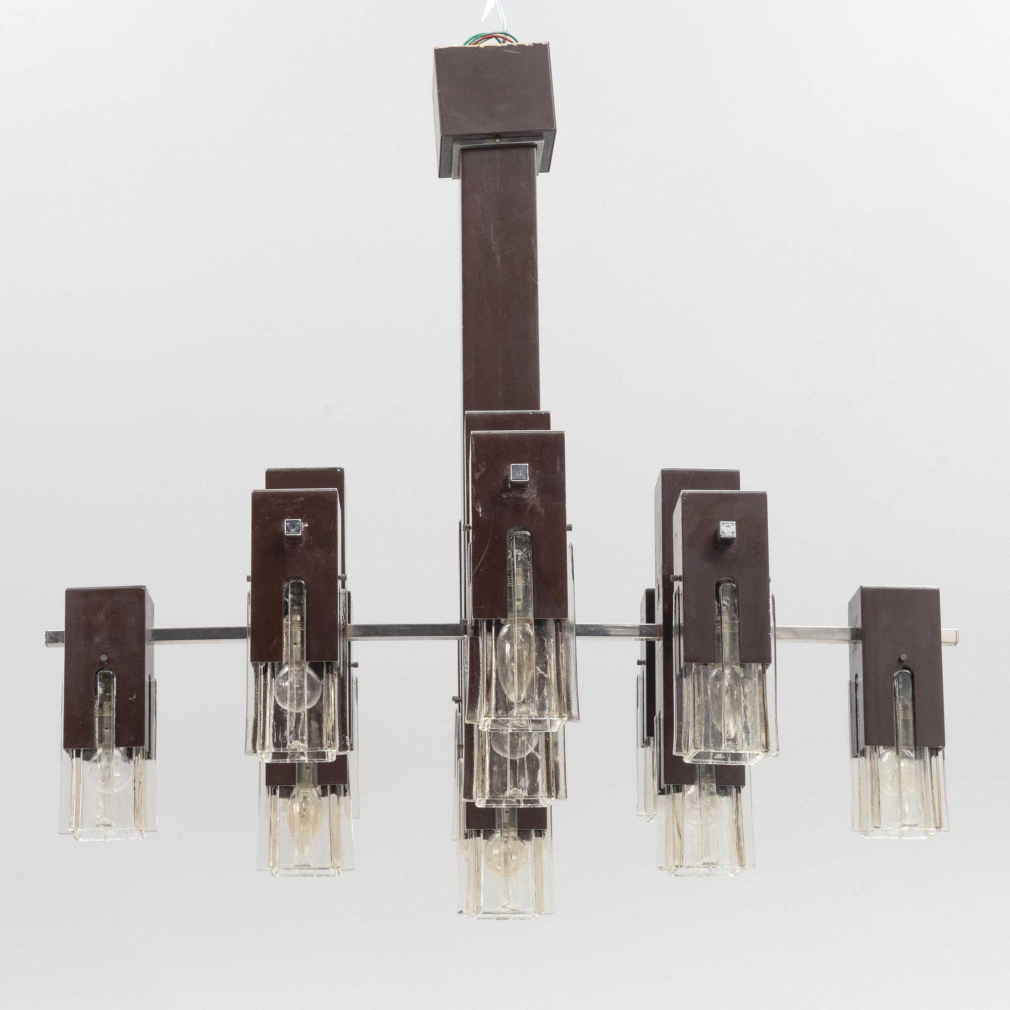 Gaetano Sciolari, a ceiling lamp, 1960s/70s.