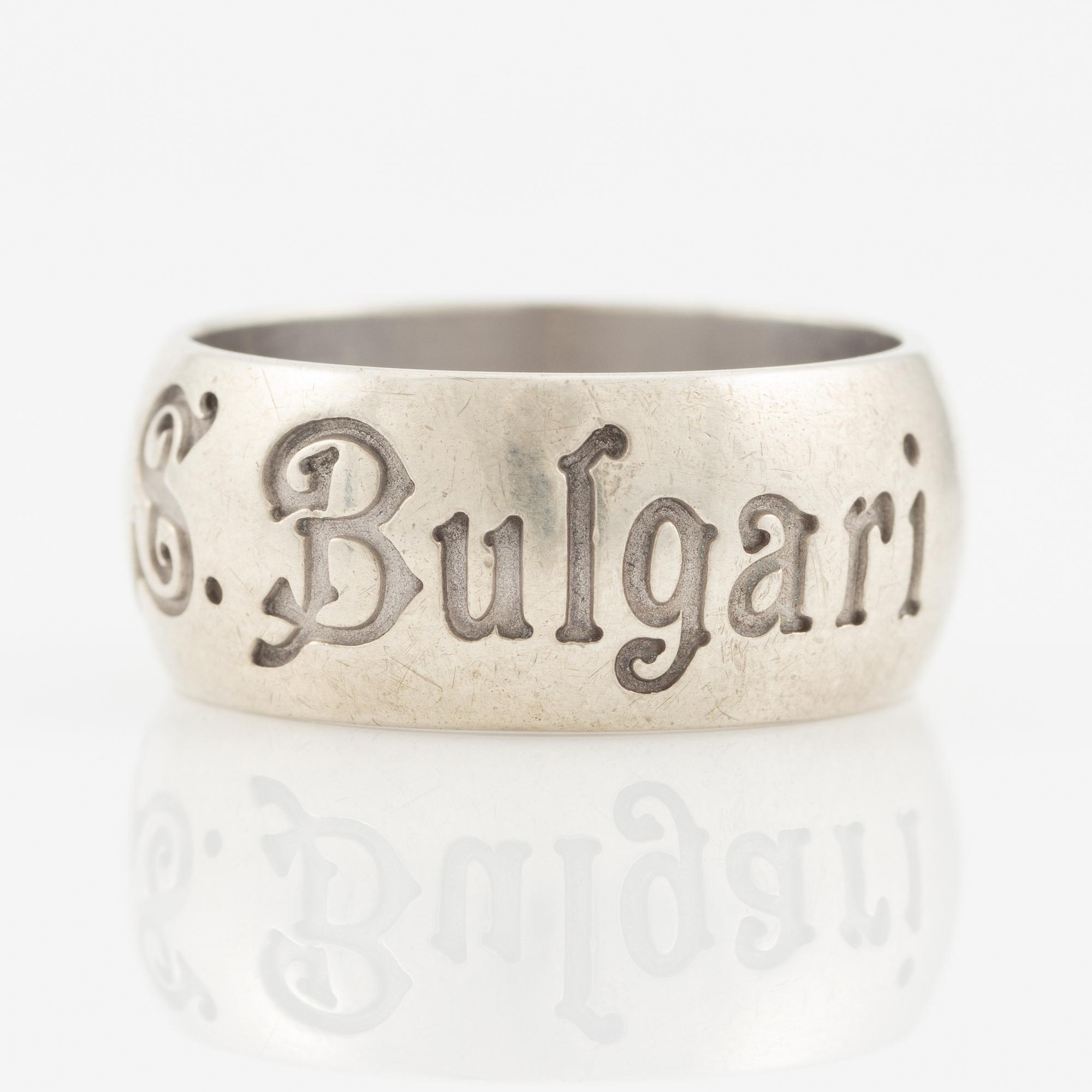Bulgari, ring, silver "Save the children",