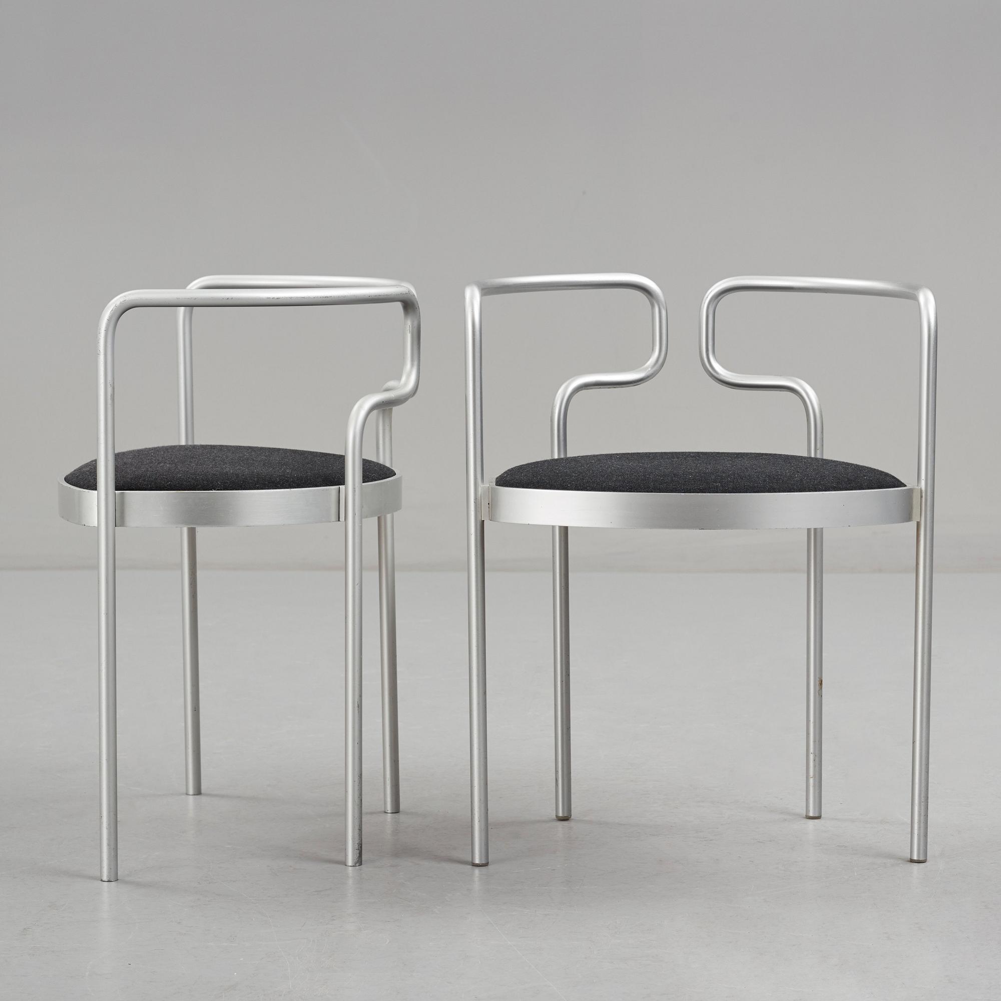 Henning Larsen, stolar, 6 st, modell 9230, Fritz Hansen, Danmark, efter 1967.