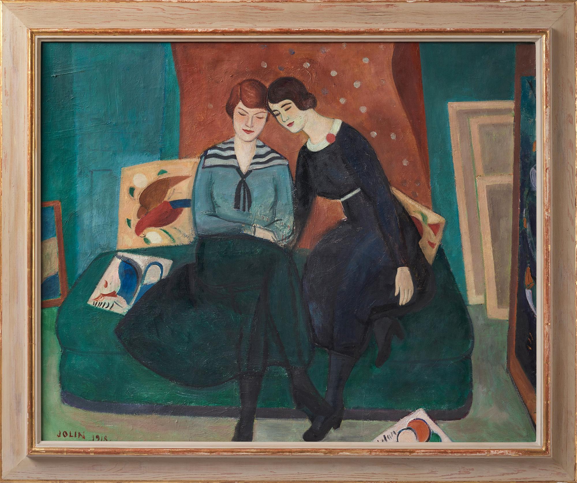 Einar Jolin, "Två målarinnor".