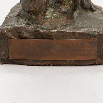 Kalervo Kallio, a bronze sculpture, signed and dated 1948.