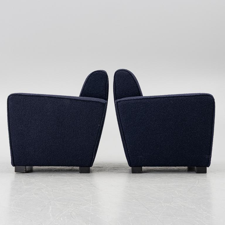Fredrik Carlström, a pair of "Josefina" armchairs, Austere.