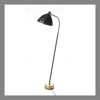 LISA JOHANSSON-PAPE, FLOOR LAMP. Manufactured by Orno. Late 1940s.