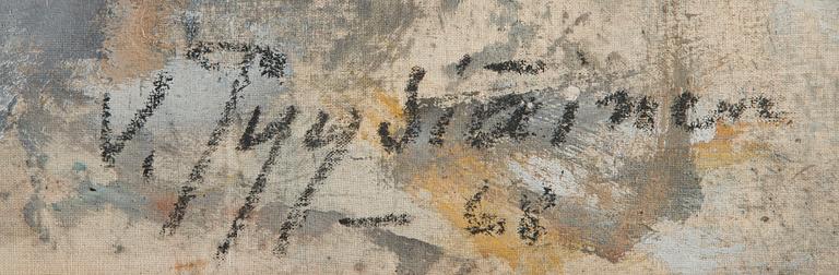 Valdemar Pyysiäinen, Figures in a Landscape.