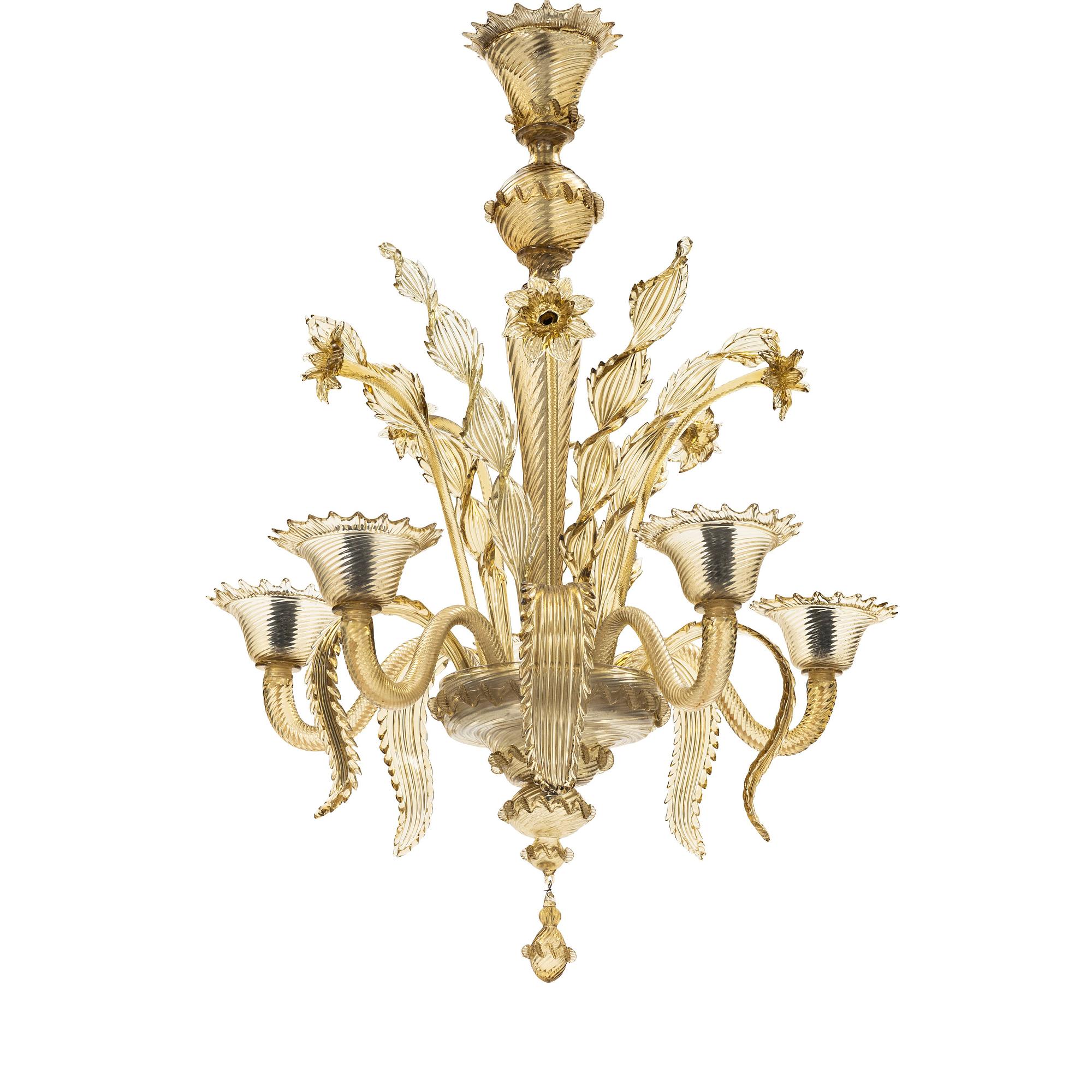 A Venetian chandelier, Italy mid 20th century.