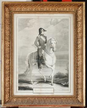 Georg Leonhard Dreyer, Karl XIV Johan till häst.