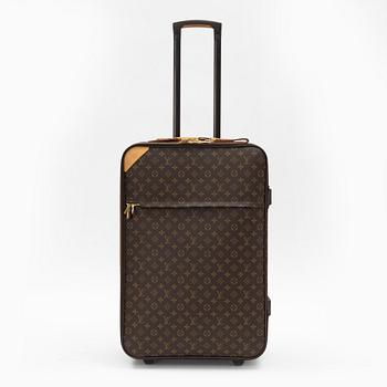 Louis Vuitton, a monogram canvas 'Pégase 65' suitcase.