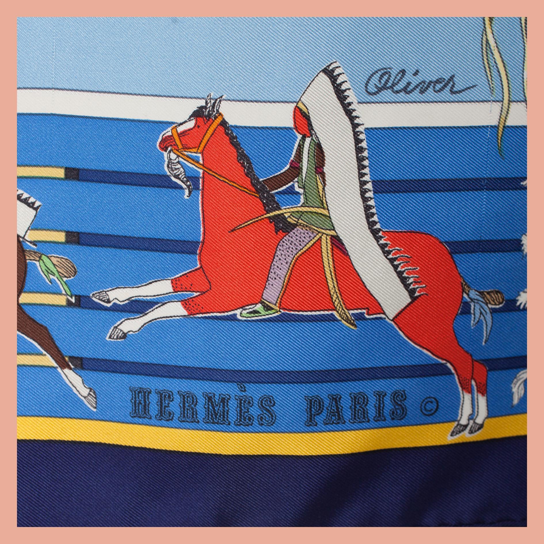 SCARF, "Pani la Shar Pawnee", Hermès.