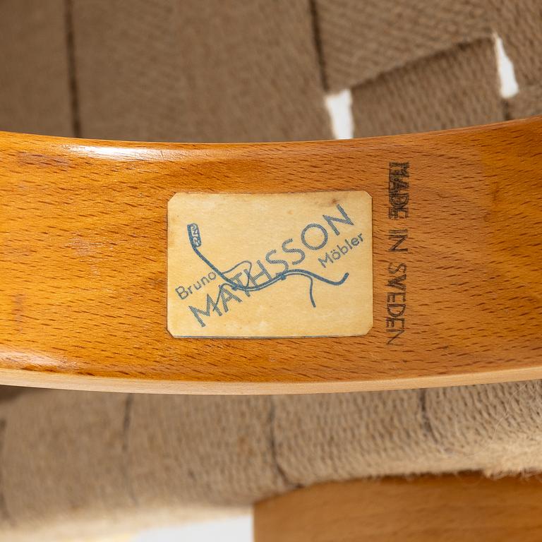 Bruno Mathsson, armchair, 'Pernilla', Firma Karl Mathsson, 1944.