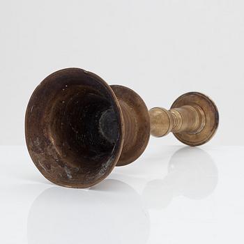 A Central European candlestick probably 16th and 19th centuries.