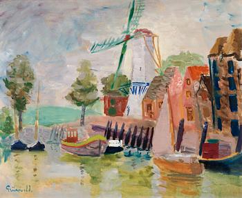 105. Isaac Grünewald, The marina.