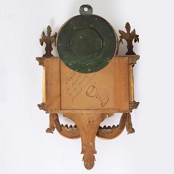 Wall clock, Carl Peter Zetterman Gefle. (1810-1894).