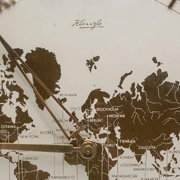 BORDSUR, sk världsur, Kienzle, Tyskland.