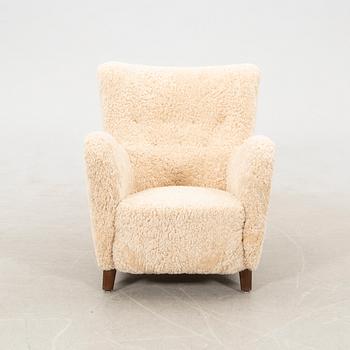 Armchair Scandinavian Modern Denmark 1940s.