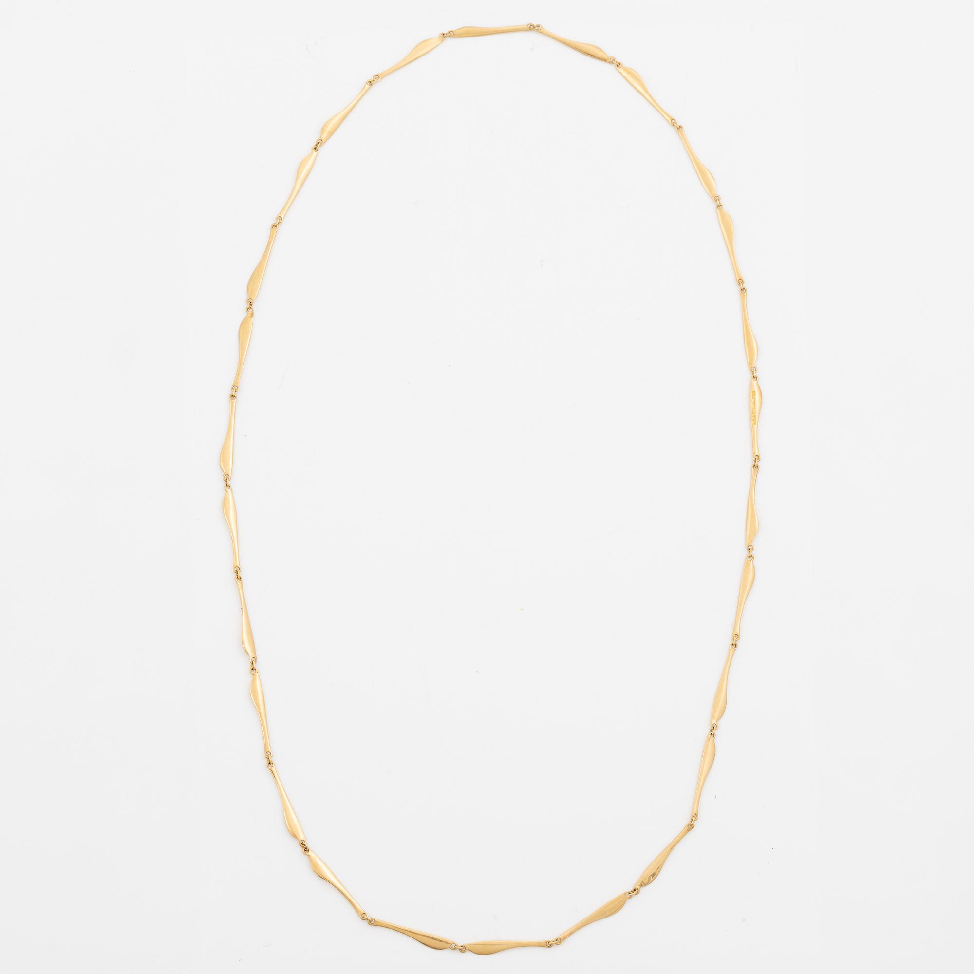 Lapponia, necklace, 18K gold, Finland 1981.