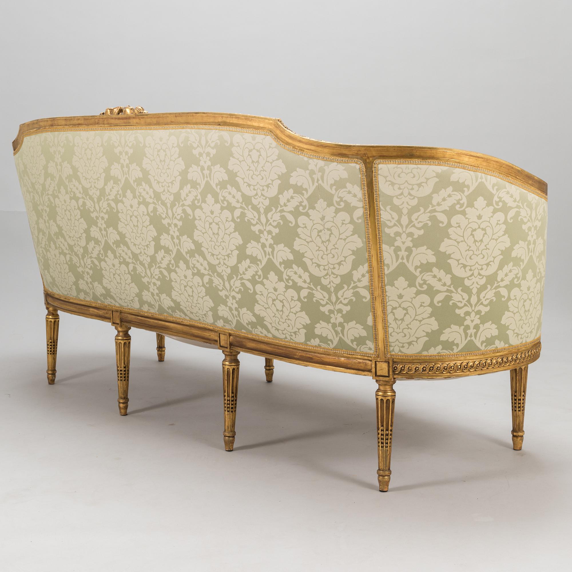 SOFFA, gustaviansk stil, 1900-talets början.