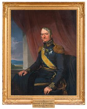 206A. Johan Gustaf Sandberg, Porträtt av Generallöjtnant Gustaf Olof Lagerbring (1769-1847).