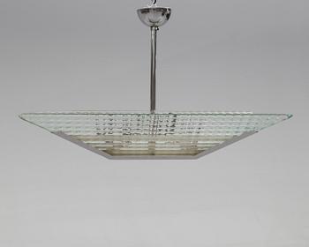 TAKLAMPA, art déco, 1900-talets första hälft. Höjd ca 50 cm.