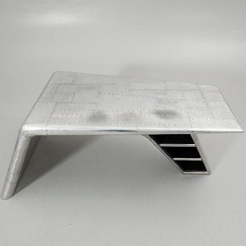 Timothy Oulton, desk “Aviator Blackhawk Valkyrie”, Artwood, 2000s.