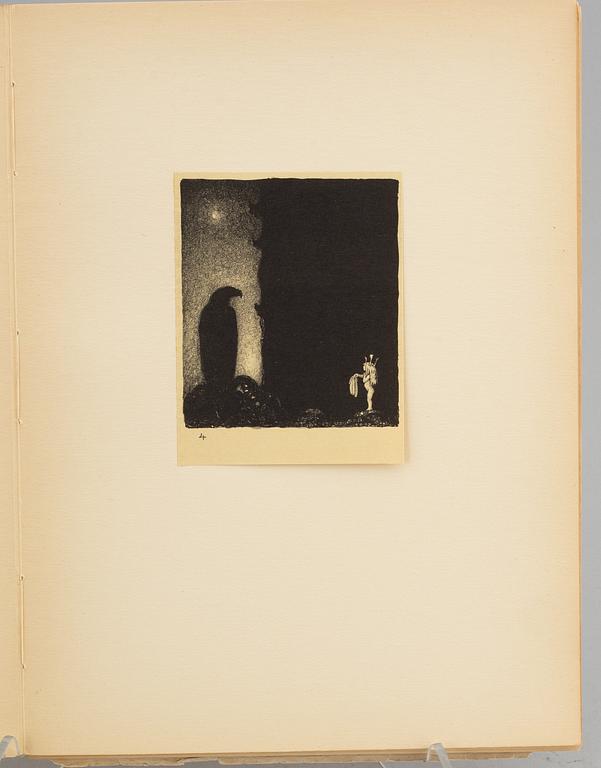 JOHN BAUER, "Troll", svit om tio litografier, , Ernst Bauers Förlag Göteborg, A. Börtzells, 1915.